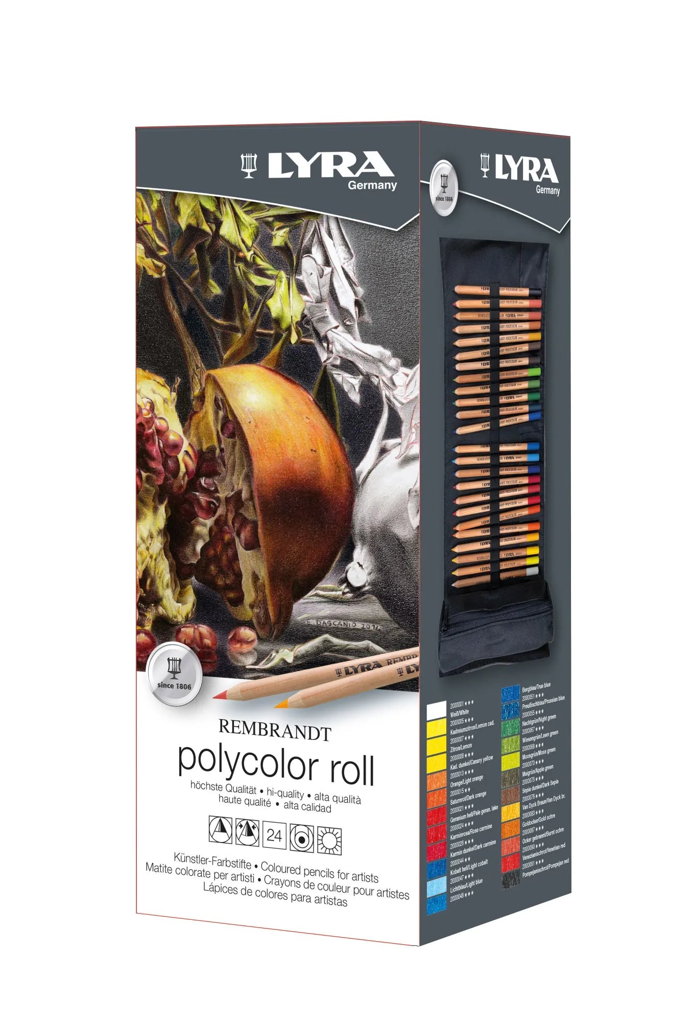 LYRA Rembrant Polycolour Pencils Roll