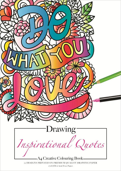 JASART Adult Drawing & Colouring Books