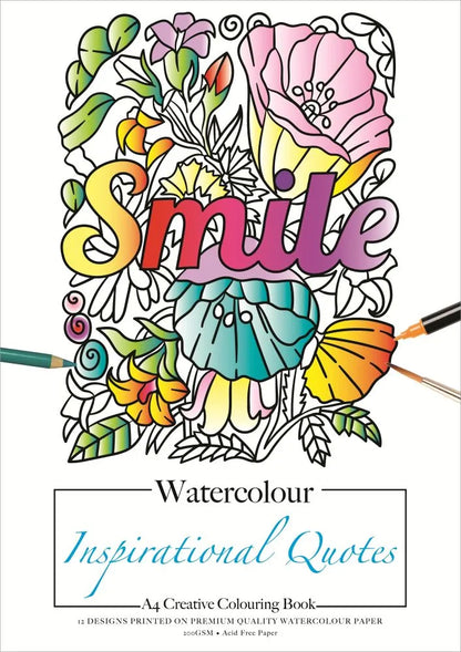 JASART Adult Watercolour Colouring Books