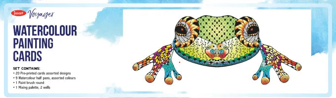 JASART Watercolour Colouring Card Sets
