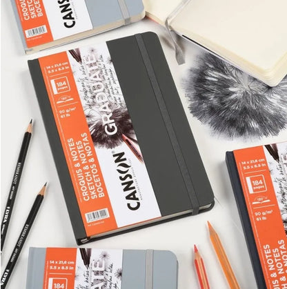CANSON Graduate A5 Sketch & Notes Book