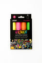 KENT Urban Acrylic Paint Marker Sets Wide (4 Pack)