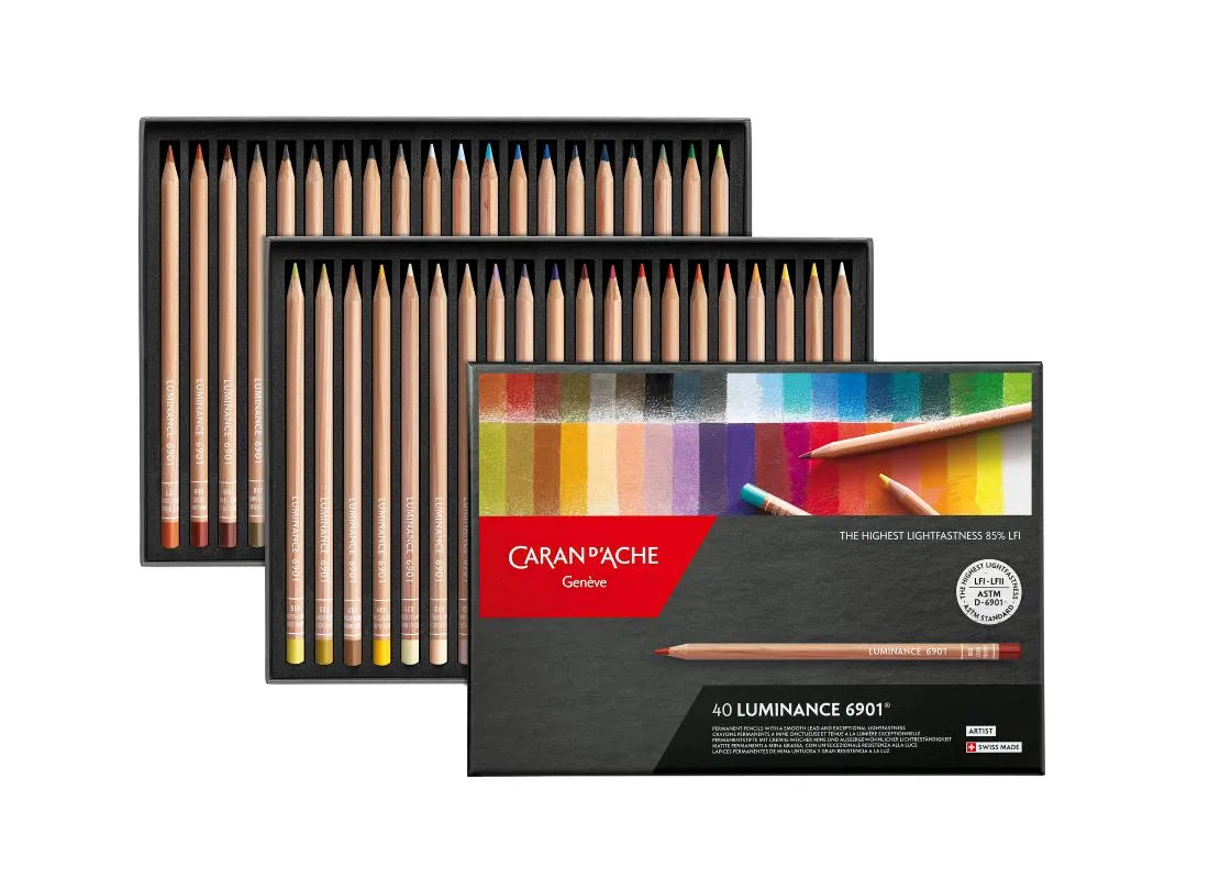CARAN D'ACHE Expert Luminance 6901 Permanent Pencil Sets (TO BE PRICED)