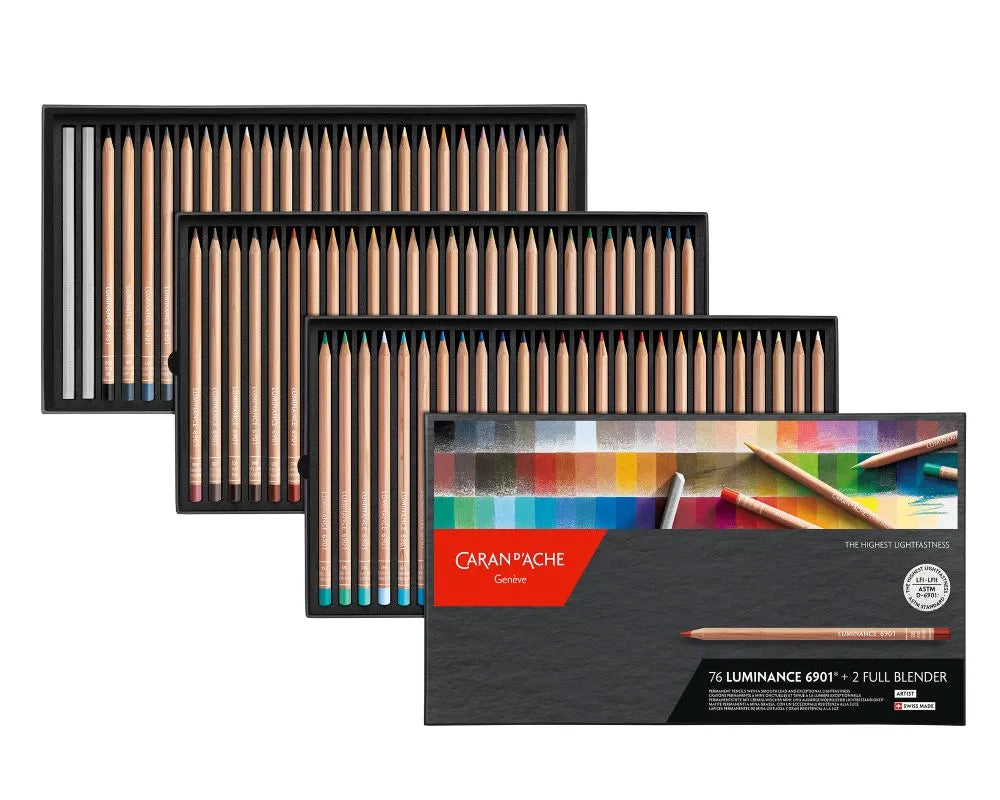 CARAN D'ACHE Expert Luminance 6901 Permanent Pencil Sets (TO BE PRICED)
