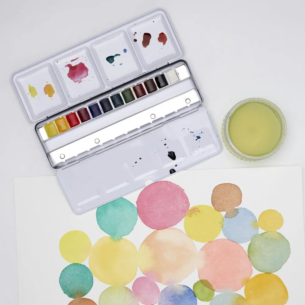 WINSOR & NEWTON Cotman Watercolour Customisable Travel Tin 12pc