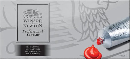 WINSOR & NEWTON Professional Acrylic Colour (Set of 12) 20ml Tubes