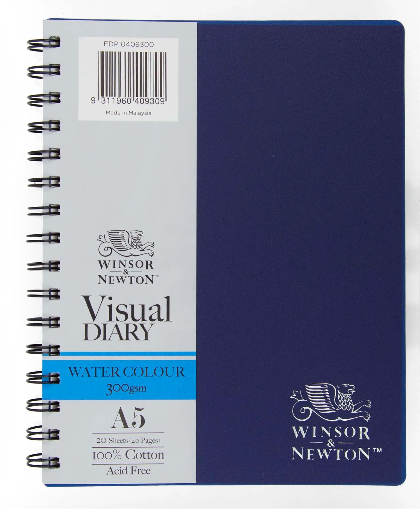 WINSOR & NEWTON Watercolour Visual Diary 100% Cotton 200gsm