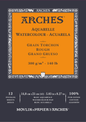 ARCHES Aquarelle Watercolour Pads 12 Sheet 300gsm