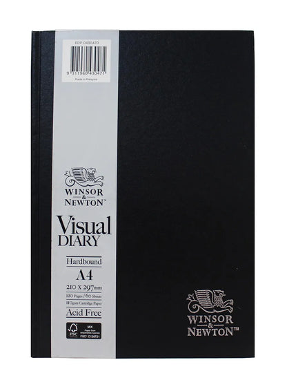 WINSOR & NEWTON Visual Diary Hardbound 60 Sheet 110gsm
