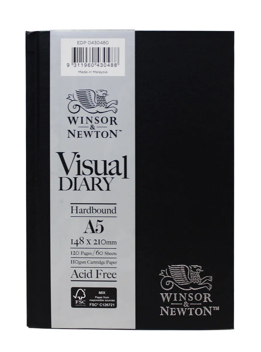 WINSOR & NEWTON Visual Diary Hardbound 60 Sheet 110gsm