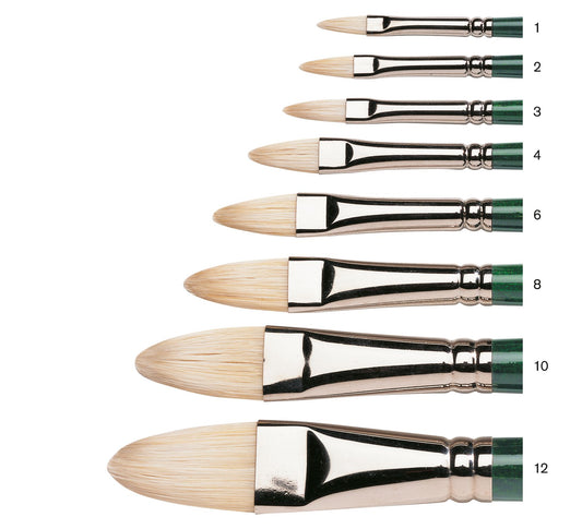 WINSOR & NEWTON Winton Hog Brushes Filbert