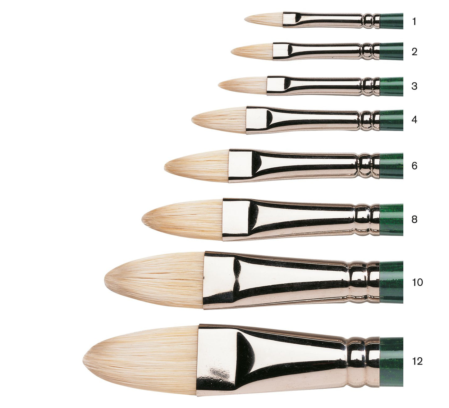WINSOR & NEWTON Winton Hog Brushes Filbert
