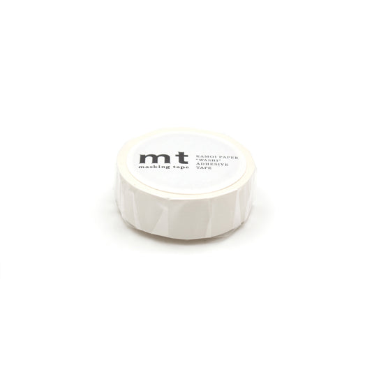 Roll of mt washi masking tape white on a white background