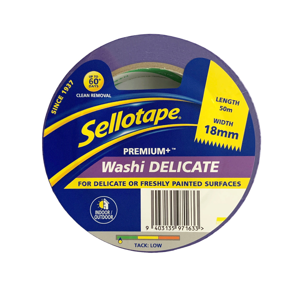 SELLOTAPE Washi Delicate Premium+ Purple Tape