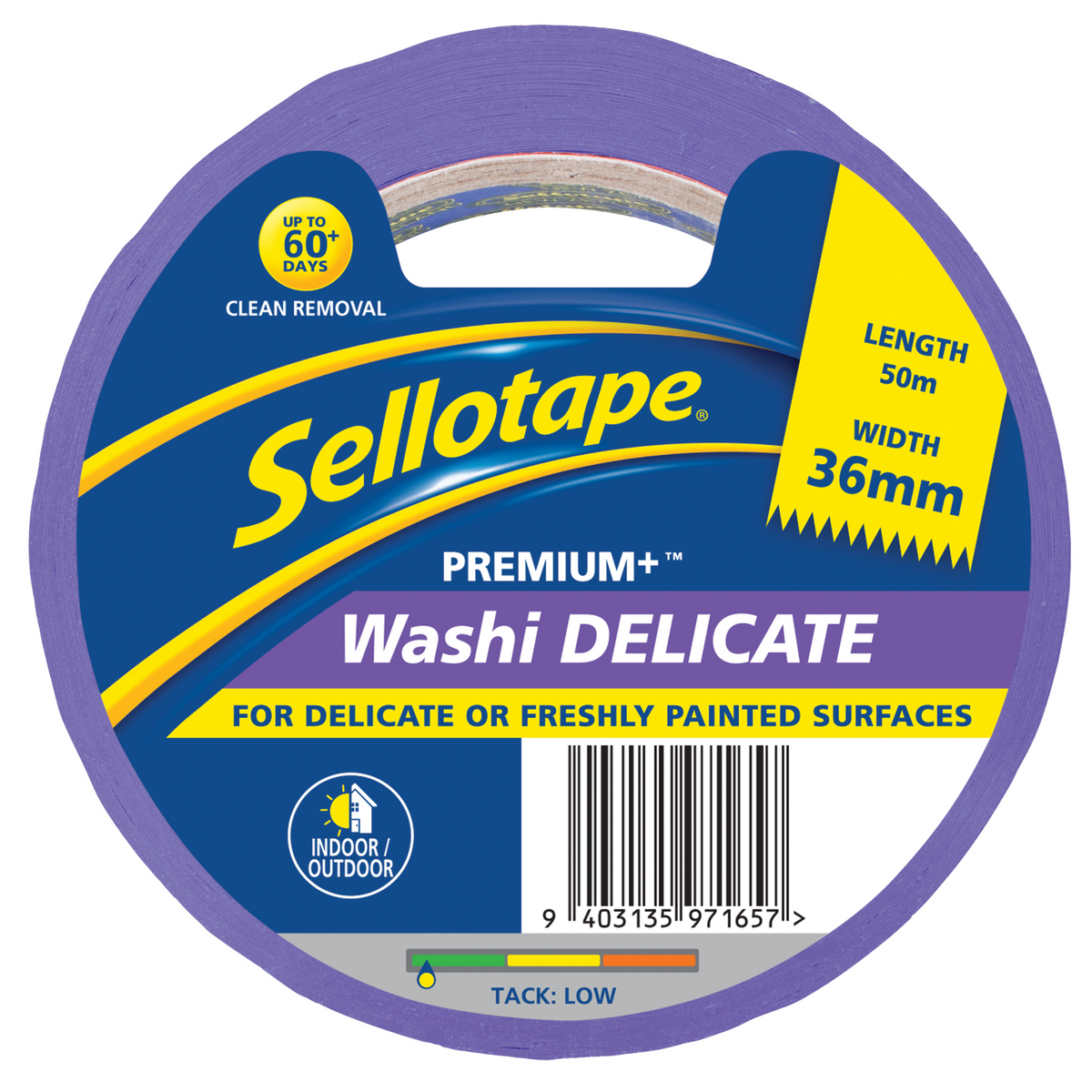SELLOTAPE Washi Delicate Premium+ Purple Tape
