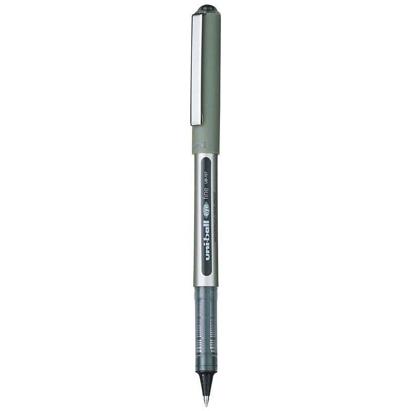 Uni-ball eye fine liner pen on a white background