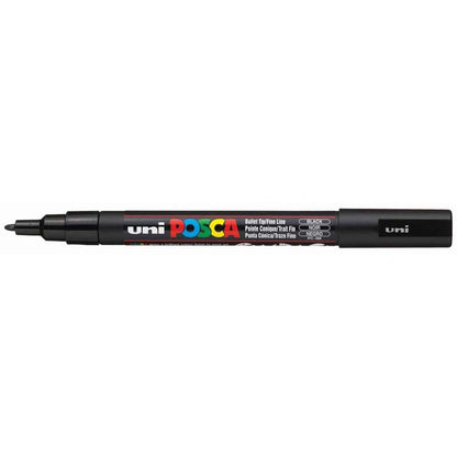 UNI Posca Paint Marker Fine Bullet Tip 0.9mm - 1.3mm PC-3M (Various Colours)