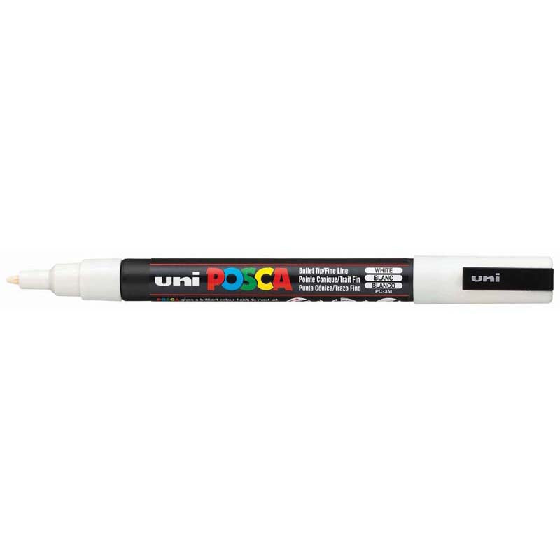 UNI Posca Paint Marker Fine Bullet Tip 0.9mm - 1.3mm PC-3M (Various Colours)
