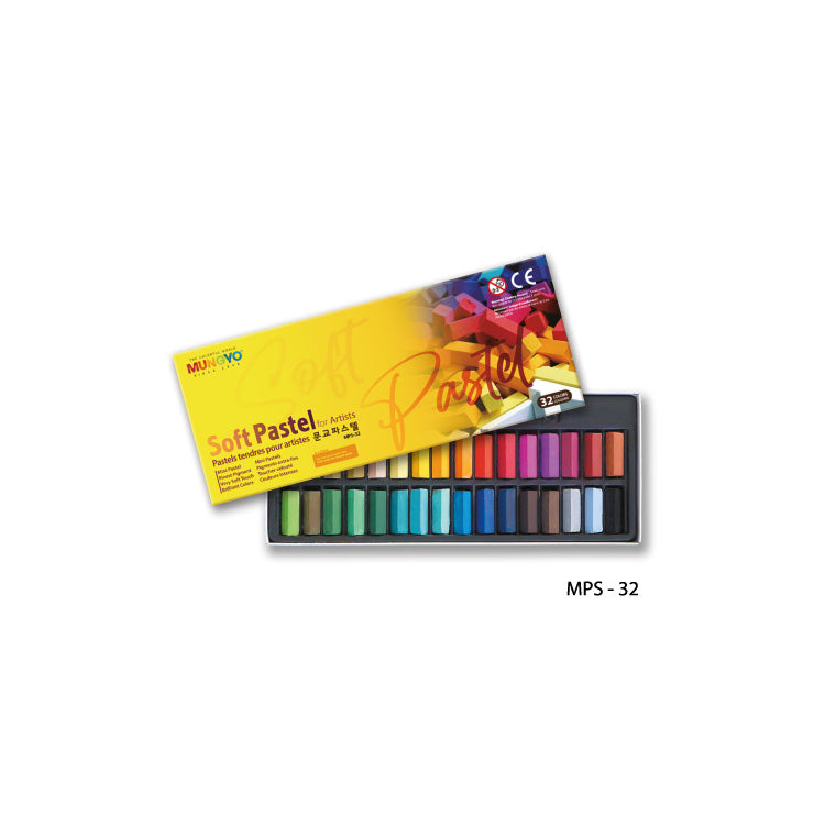 MUNGYO Soft Pastel for Artists (Yellow Box)