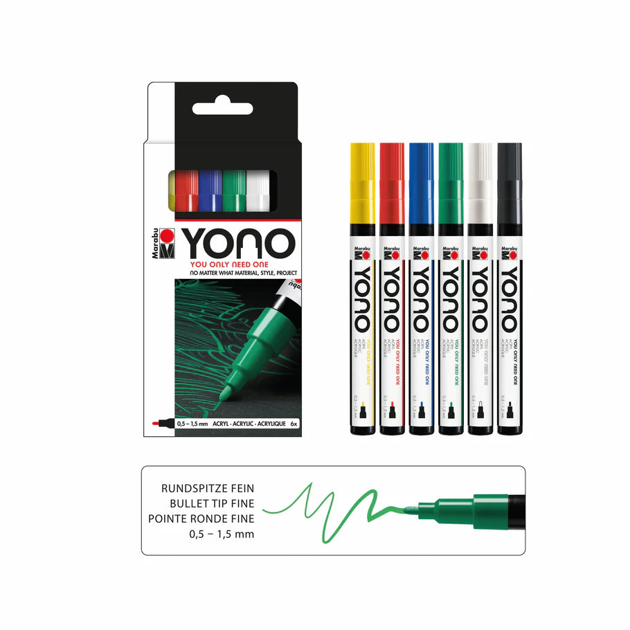 MARABU YONO Acrylic Markers Sets