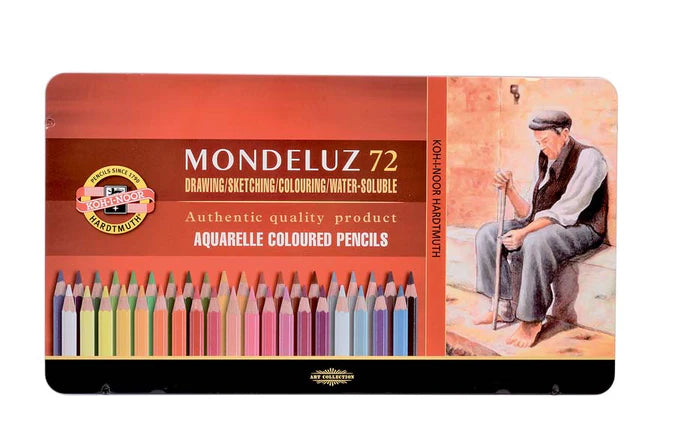KOH-I-NOOR Mondeluz Watercolour Colour Pencil Tins