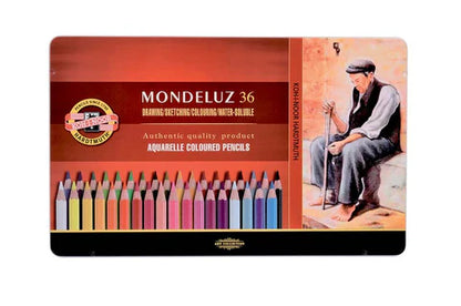 KOH-I-NOOR Mondeluz Watercolour Colour Pencil Tins