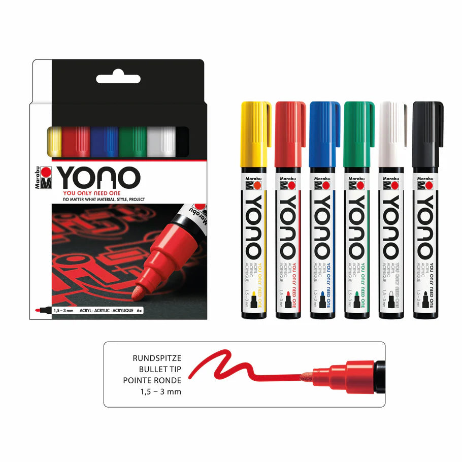 MARABU YONO Acrylic Markers Sets