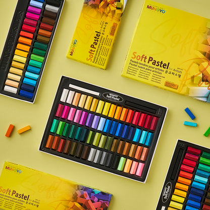 MUNGYO Soft Pastel for Artists (Yellow Box)