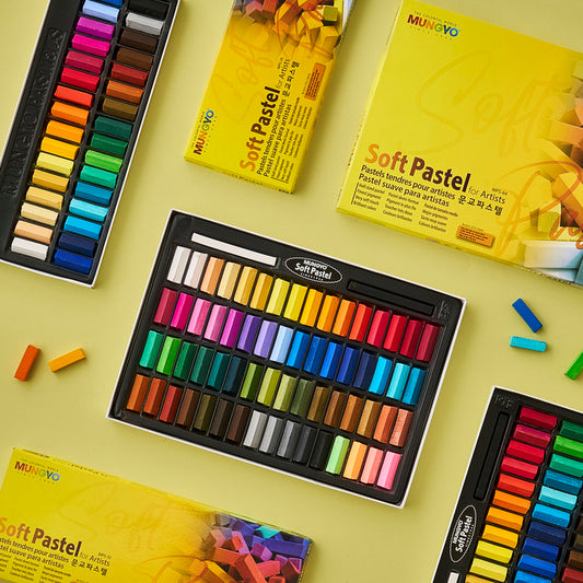 MUNGYO Soft Pastel for Artists (Yellow Box)