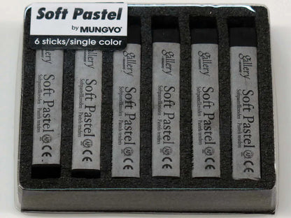 MUNGYO Gallery Artists Square Soft Pastel Single Colour (6 Sticks)