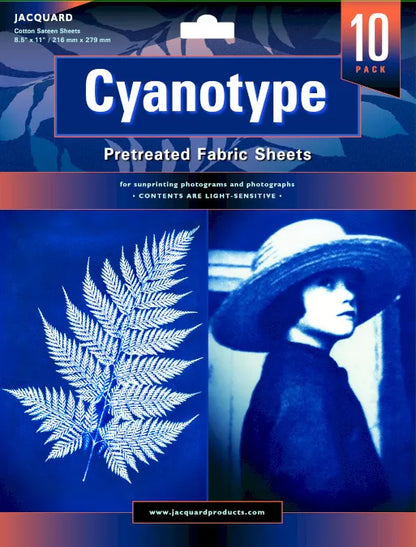 JACQUARD Cyanotype Pretreated Fabric Sheets