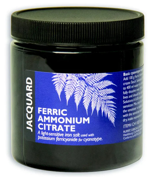 JACQUARD Cyanotype Chemistry (Potassium Ferricyanide & Ferric Ammonium Citrate)