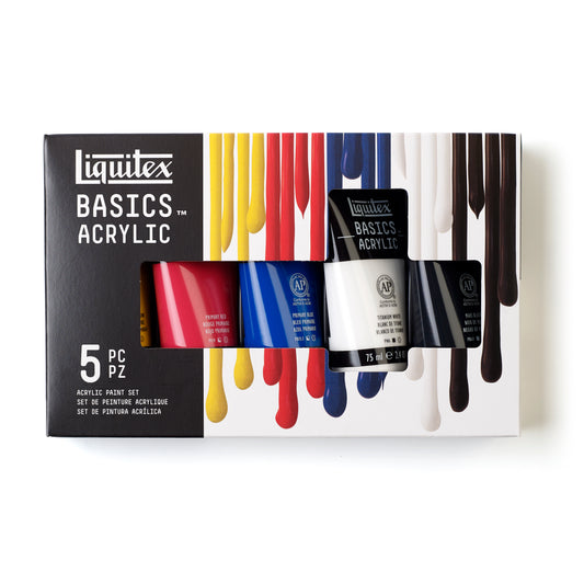 LIQUITEX Basics Acrylic Paint Sets 5pc