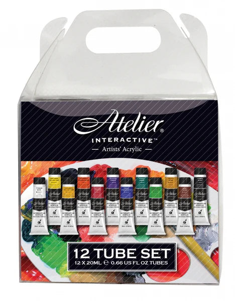 ATELIER Interactive Acrylic Tube Set 12x20ml