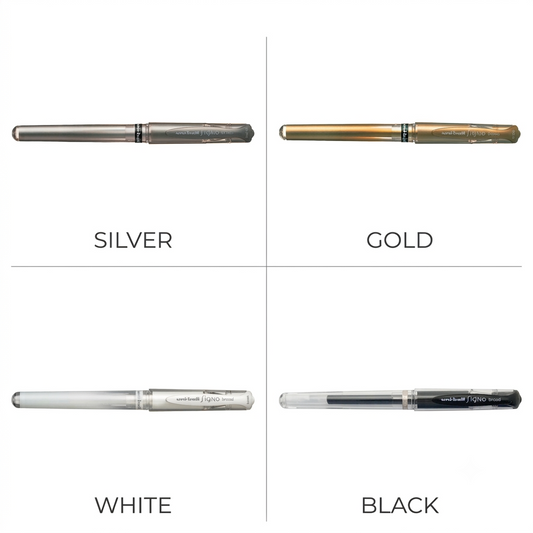 UNI-Ball Signo Broad 1.0mm Capped Gel Ink Pens (Various Colours)