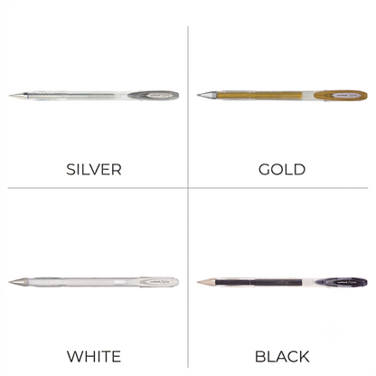 UNI-Ball Signo Fine 0.7mm Capped Gel Ink Pens (Various Colours)