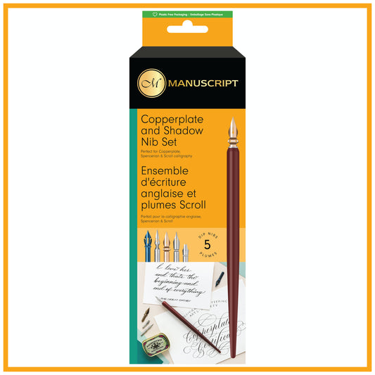 MANUSCRIPT Copperplate & Shadow Calligraphy Nib Set