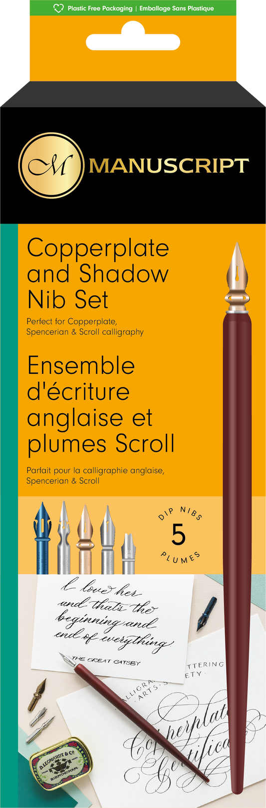 MANUSCRIPT Leonardt Beginners Dip Pen & Ink Set