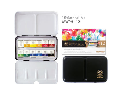 MUNGYO Professional Watercolour Pan Set
