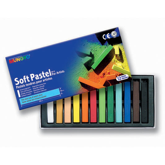 MUNGYO Soft Pastels for Artists (Blue Box)