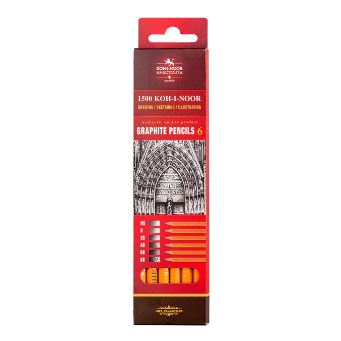 KOH-I-NOOR Graphite Pencils Set 6