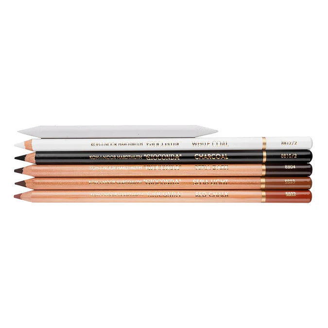 KOH-I-NOR Gioconda Chalk Pencils Art Set 6