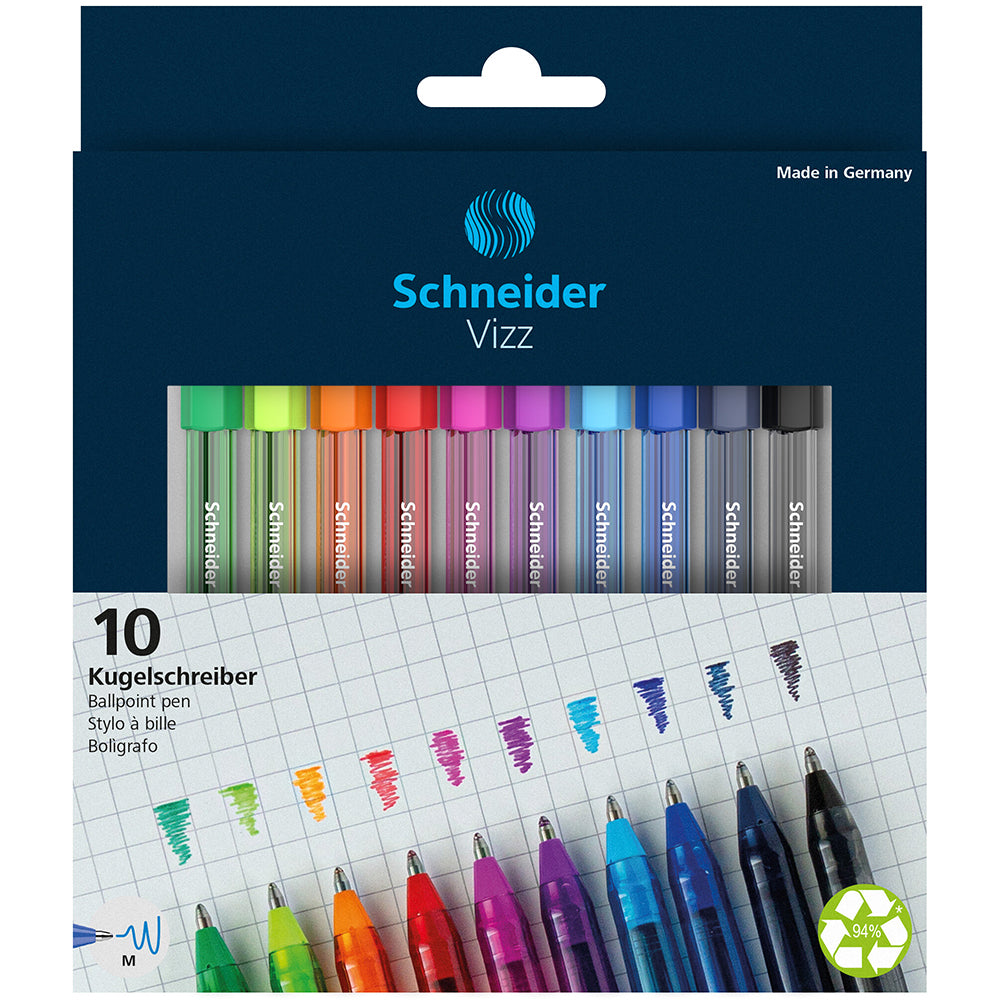 SCHNEIDER Vizz Gelco Ballpoint Pen (M) Set of 10