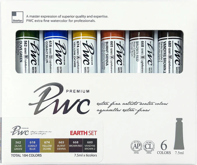 SHINHAN PWC Extra Fine Watercolour Sets
