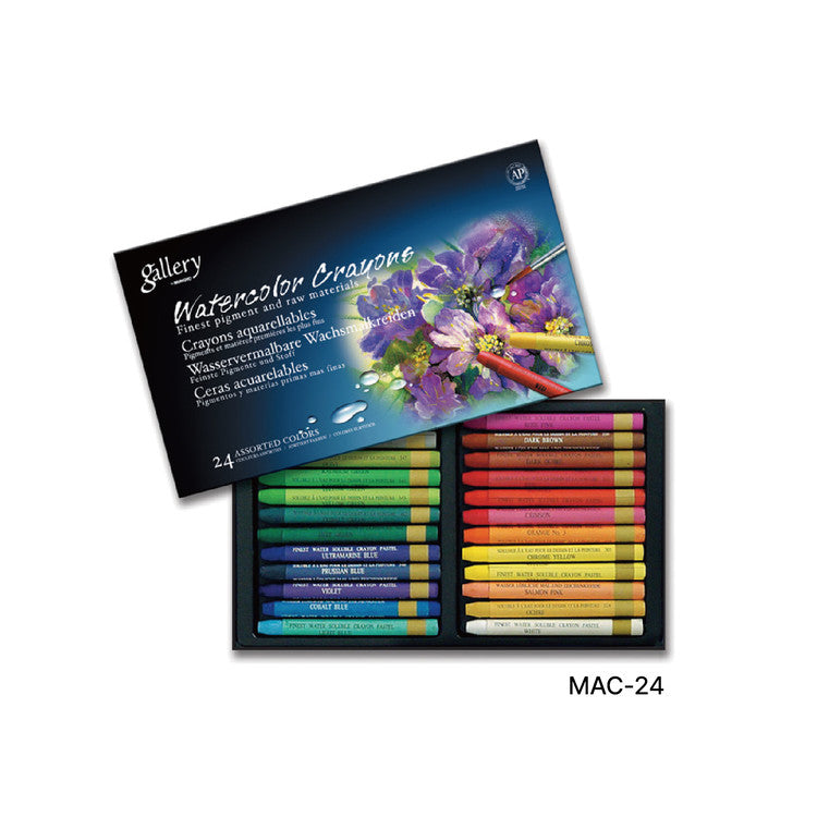 MUNGYO Gallery Artists Aquarelle Oil Pastel Extra Soft Water Soluble (Box)