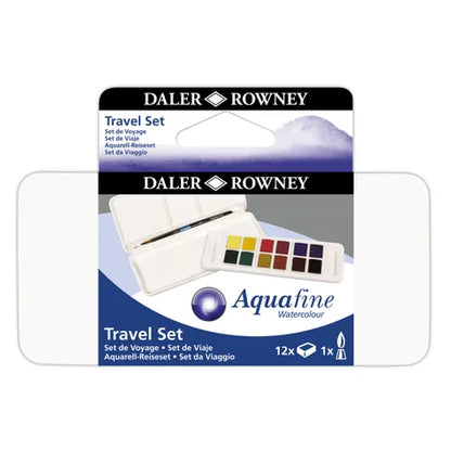 DALER ROWNEY Aqua Fine Watercolour Tin Travel Sets