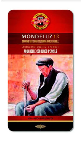 KOH-I-NOOR Mondeluz Watercolour Colour Pencil Tins