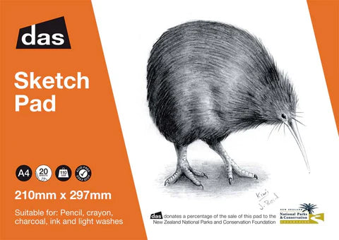 DAS Conservation Sketch Pads (Kiwi/Orange)