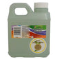 A large translucent plastic jug of 5 starr odourless solvent with a white cap, featuring a colourful label and a circular 'ECO PACKAGING' badge on the front, set against a plain white background.