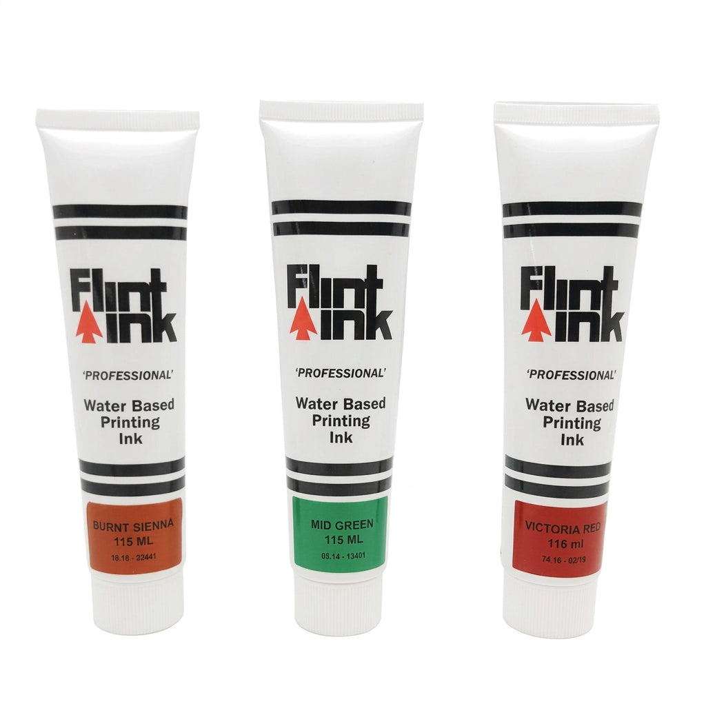 Flint Ink Professional Water Based Printing Ink on a White Background